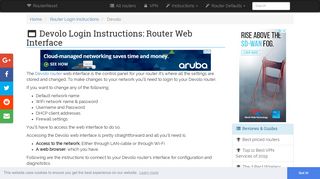 Devolo Login: How to Access the Router Settings | RouterReset