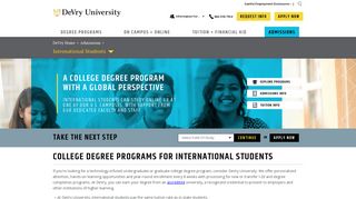 DeVry University: Online & On Campus College Degree Programs ...