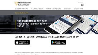 Current Student Information & Portal | Keller Graduate School