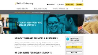 Student Support Services and Resources | DeVry University