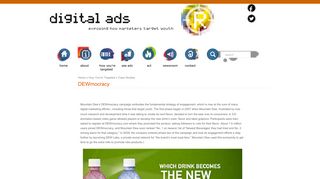 DEWmocracy | Digital Ads
