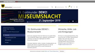 Dortmunder DEW21-Museumsnacht - Stadt Dortmund