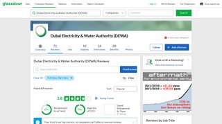 Dubai Electricity & Water Authority (DEWA) Reviews | Glassdoor
