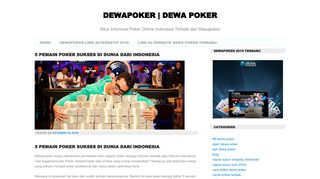 Link Daftar Dewa Poker