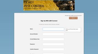 Dewey Pest Control eBill Connect - Billtrust
