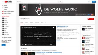 dewolfemusic - YouTube