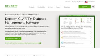 Dexcom CLARITY | Diabetes Management Software
