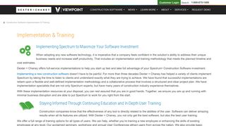 Spectrum Construction Software by Dexter + Chaney - Viewpoint ...