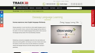 Dexway Language Learning - Track Learning Solutions