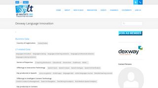 Dexway Language Innovation | Language Technologies - LT-Innovate