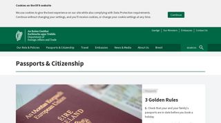 Passports & Citizenship - Department of Foreign Affairs and Trade - DFA