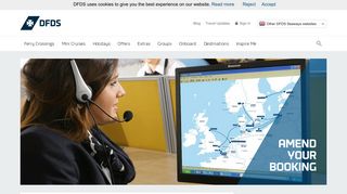 Amend your booking online | Customer service | DFDS