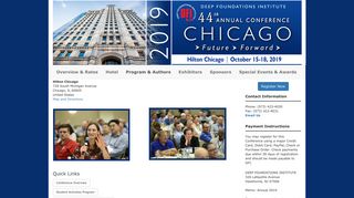 Program & Authors: DFI 44th Annual Conference
