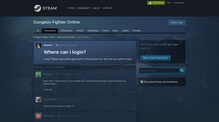 Where can i login? :: Dungeon Fighter Online General Discussions