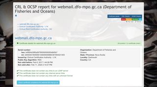 webmail.dfo-mpo.gc.ca (Department of Fisheries and Oceans)