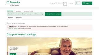 Group retirement savings – Participants - DFS - Desjardins Life ...