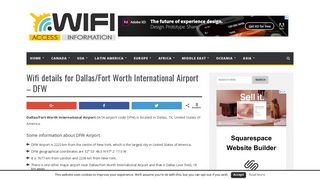 Wifi details for Dallas/Fort Worth International Airport - DFW - Your ...