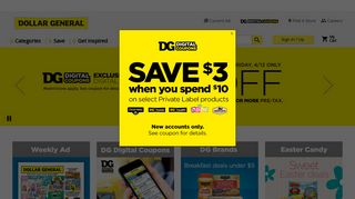 Dollar General | Save Time. Save Money. Every day!