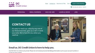 Contact Us - DC Credit Union