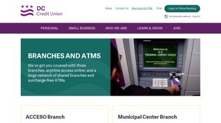 Branches & ATMs - DC Credit Union