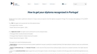 How to get your diploma recognized in Portugal | M-ITI | HCI ...