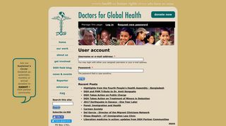 login - Doctors for Global Health