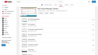 DGL Practice Manager Tutorials - YouTube