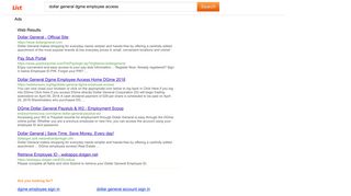 Search results for dollar general dgme employee access -