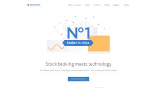 Zerodha - Online stock trading at lowest prices from India's biggest ...