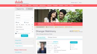 Dhangar Matrimonials - No 1 Site for Dhangar Matrimony Matrimonials ...