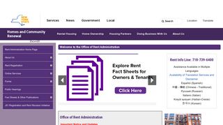 Rent Administration Homepage - Homes and Community Renewal