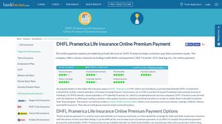 DHFL Pramerica Life Insurance | Online Premium Payment Options