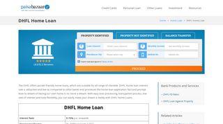 DHFL Home Loan Interest Rates @8.70%* EMI Calculator ,Eligibility ...