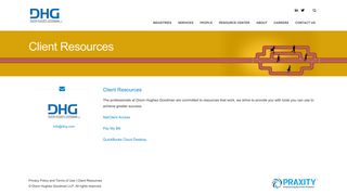Client Resources - Dixon Hughes Goodman