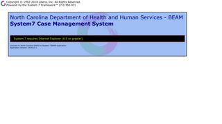 System 7 - North Carolina Department of Health and Human ... - Dhhs
