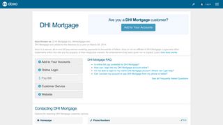 DHI Mortgage: Login, Bill Pay, Customer Service and Care Sign-In