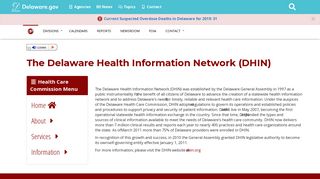 The Delaware Health Information Network (DHIN) - Delaware Health ...