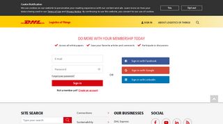 Login - DHL Logistics of Things