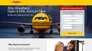 DHL | Open a DHL Account - Express