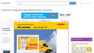 Customer Integration Management DHL IntraShip - PDF - DocPlayer.net