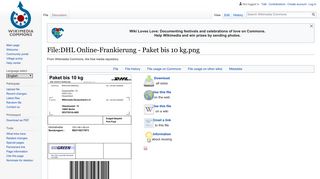 File:DHL Online-Frankierung - Paket bis 10 kg.png - Wikimedia ...