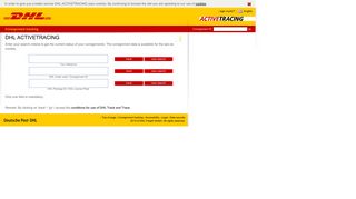 Active Tracing - Selection - DHL