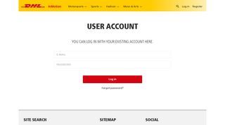 Log in - DHL InMotion