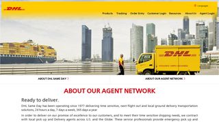About Our Agent Network - DHL Same Day