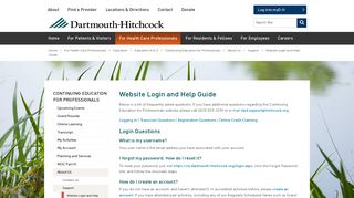 Website Login and Help Guide | Continuing Education for ...