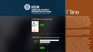 Login | Homeland Security Information Network