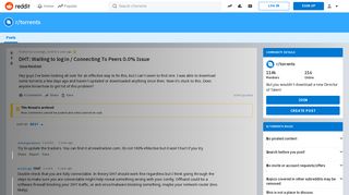 DHT: Waiting to log in / Connecting To Peers 0.0% Issue : torrents ...