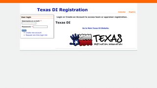 Texas DI Registration
