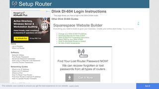 How to Login to the Dlink DI-604 - SetupRouter