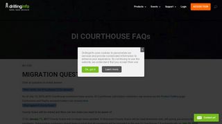 DI Courthouse FAQ - Drillinginfo
